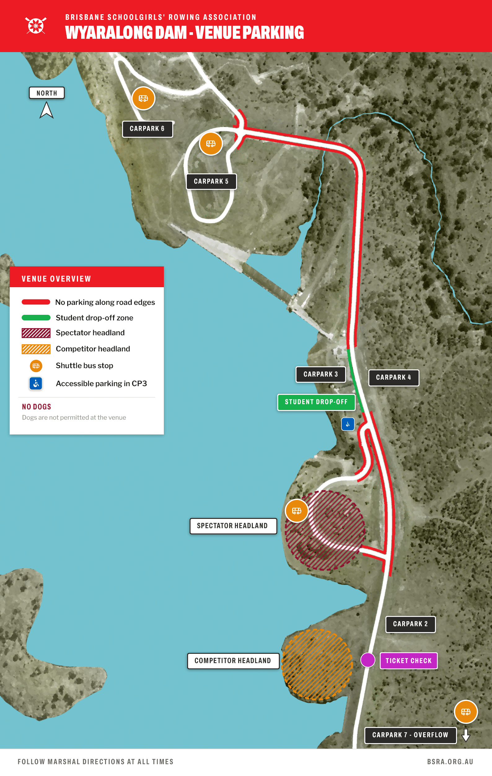 BSRA Wyaralong Parking Map - click to enlarge